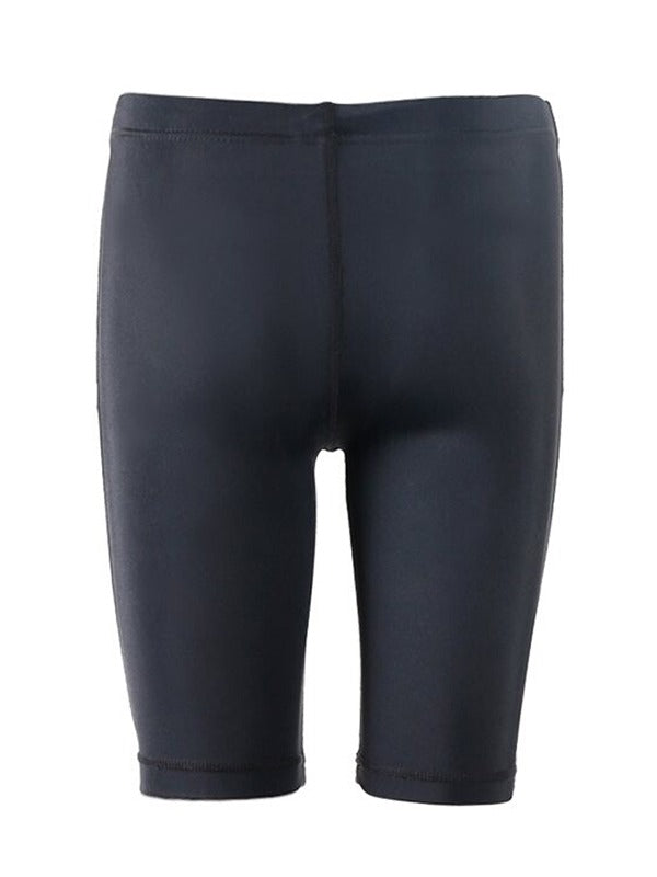Two Bare Feet Junior Lycra Swimming Shorts (Black)