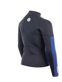 Two Bare Feet Junior Perspective Full Zip 2.5mm Wetsuit Jacket (Black/Blue)