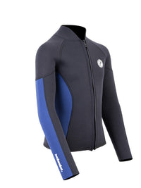 Two Bare Feet Junior Perspective Full Zip 2.5mm Wetsuit Jacket (Black/Blue)