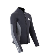 Two Bare Feet Junior Perspective Full Zip 2.5mm Wetsuit Jacket (Black/Grey)