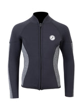 Two Bare Feet Junior Perspective Full Zip 2.5mm Wetsuit Jacket and Pants Set (Black/Grey)