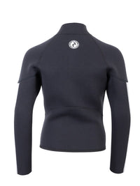 Two Bare Feet Junior Perspective Full Zip 2.5mm Wetsuit Jacket (Black/Grey/Grey)
