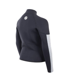 Two Bare Feet Junior Perspective Full Zip 2.5mm Wetsuit Jacket (Black/Grey/Grey)