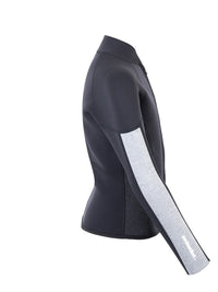 Two Bare Feet Junior Perspective Full Zip 2.5mm Wetsuit Jacket (Black/Grey/Grey)