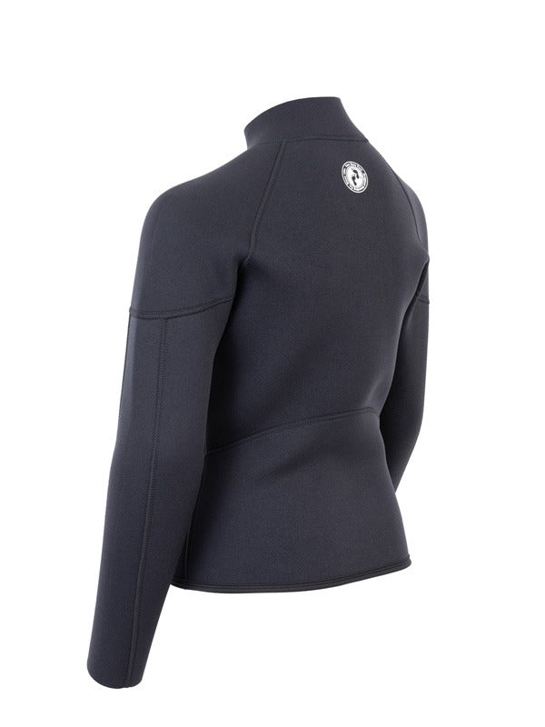 Two Bare Feet Junior Perspective Full Zip 2.5mm Wetsuit Jacket (Black)