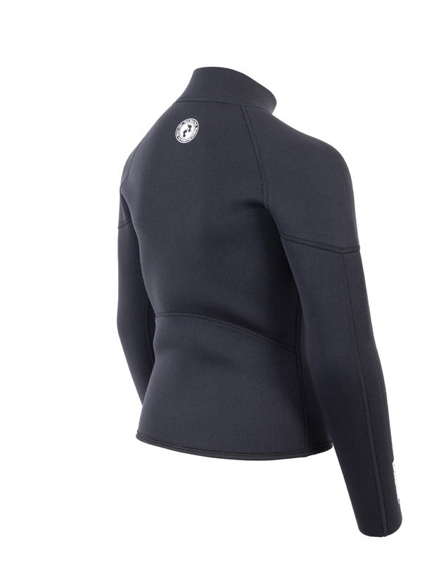 Two Bare Feet Junior Perspective Full Zip 2.5mm Wetsuit Jacket (Black)