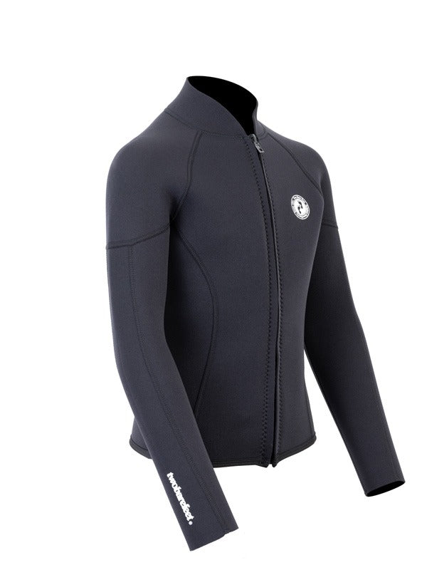 Two Bare Feet Junior Perspective Full Zip 2.5mm Wetsuit Jacket (Black)