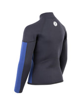Two Bare Feet Junior Perspective Half Zip 2.5mm Wetsuit Jacket (Black/Blue)