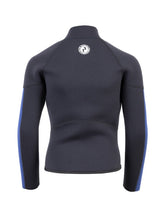 Two Bare Feet Junior Perspective Half Zip 2.5mm Wetsuit Jacket (Black/Blue)