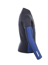 Two Bare Feet Junior Perspective Half Zip 2.5mm Wetsuit Jacket (Black/Blue)