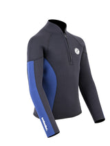 Two Bare Feet Junior Perspective Half Zip 2.5mm Wetsuit Jacket (Black/Blue)
