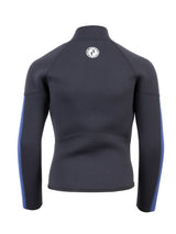Two Bare Feet Junior Perspective Half Zip 2.5mm Wetsuit Jacket and Pants Set (Black/Blue)