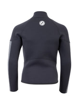 Two Bare Feet Junior Perspective Half Zip 2.5mm Wetsuit Jacket and Shorts Set (Black/Grey)