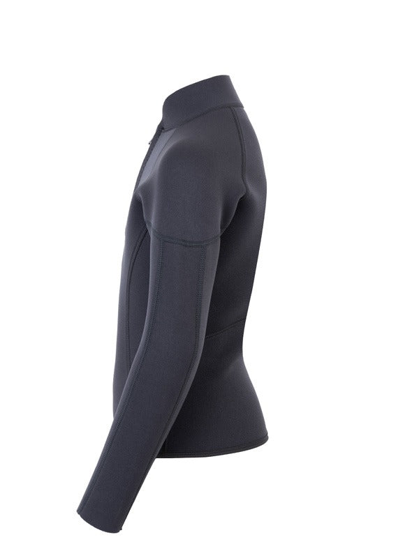 Two Bare Feet Junior Perspective Half Zip 2.5mm Wetsuit Jacket (Black)