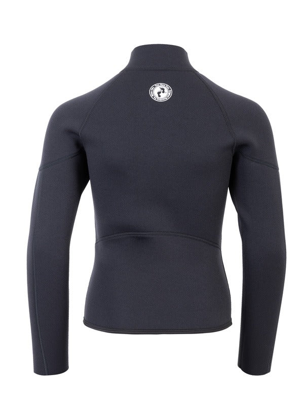 Two Bare Feet Junior Perspective Half Zip 2.5mm Wetsuit Jacket (Black)