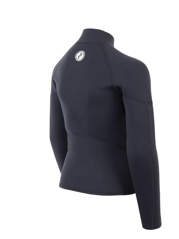 Two Bare Feet Junior Perspective Half Zip 2.5mm Wetsuit Jacket (Black)