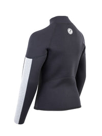 Two Bare Feet Junior Perspective Half Zip 2.5mm Wetsuit Jacket (Black/Grey/Grey)