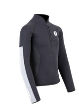 Two Bare Feet Junior Perspective Half Zip 2.5mm Wetsuit Jacket (Black/Grey/Grey)