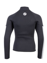 Two Bare Feet Junior Perspective Half Zip 2.5mm Wetsuit Jacket and Pants Set (Black/Grey/Grey)