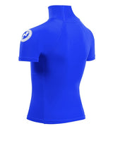 Two Bare Feet Junior "Logo" Short Sleeve Rash Vest (Blue)