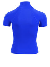 Two Bare Feet Junior "Logo" Short Sleeve Rash Vest (Blue)