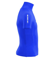 Two Bare Feet Junior "Logo" Short Sleeve Rash Vest (Blue)