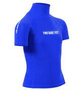Two Bare Feet Junior "Logo" Short Sleeve Rash Vest (Blue)