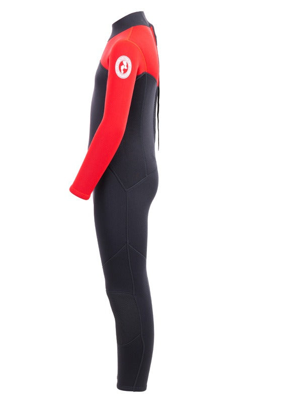 Two Bare Feet Thunderclap 2.5mm Junior Wetsuit (Red / Black)