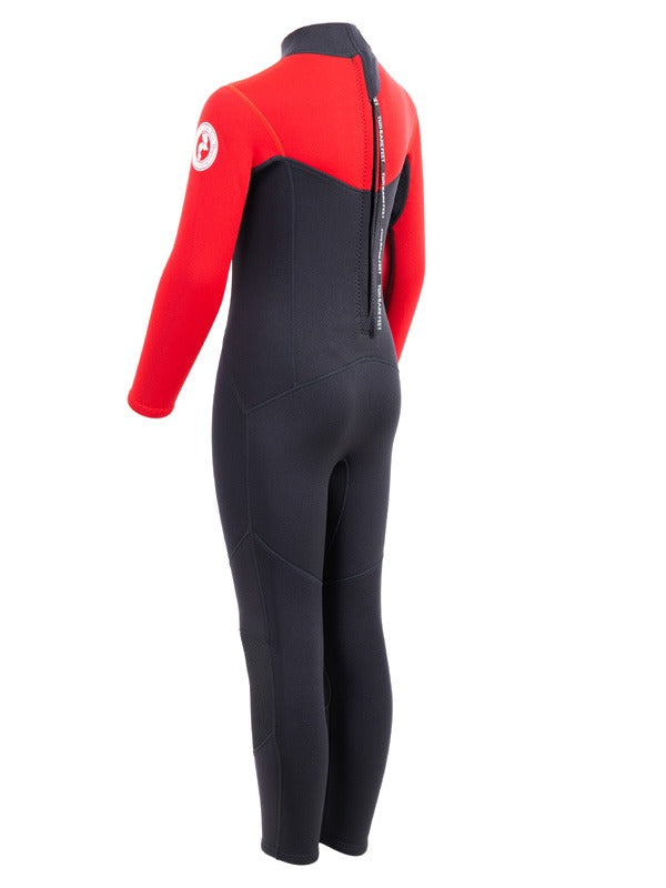 Two Bare Feet Thunderclap 2.5mm Junior Wetsuit (Red / Black)