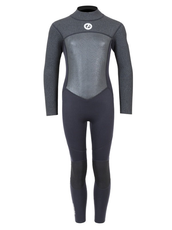 Two Bare Feet Junior Thunderclap Pro 5/4mm Wetsuit (Dark Grey / Black)