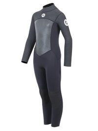 Two Bare Feet Thunderclap Pro 5/4mm Junior Winter Wetsuit (Black / Dark Grey)