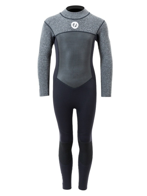 Two Bare Feet Thunderclap Pro 5/4mm Junior Winter Wetsuit (Black / Delta Grey)