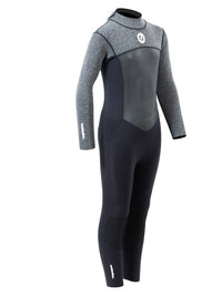 Two Bare Feet Thunderclap Pro 4/3mm Junior Winter Wetsuit (Black / Delta Grey)