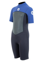 Two Bare Feet Thunderclap Pro 3/2mm Junior Shorty Wetsuit (Black/Blue)