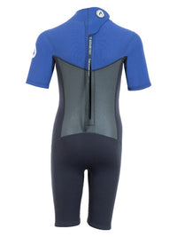Two Bare Feet Thunderclap Pro 3/2mm Junior Shorty Wetsuit (Black/Blue)