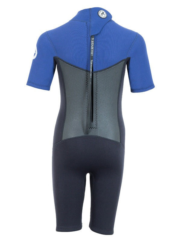 Two Bare Feet Thunderclap Pro 3/2mm Junior Shorty Wetsuit (Black/Blue)