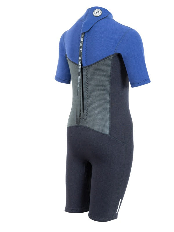 Two Bare Feet Thunderclap Pro 3/2mm Junior Shorty Wetsuit (Black/Blue)