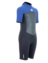 Two Bare Feet Thunderclap Pro 3/2mm Junior Shorty Wetsuit (Black/Blue)