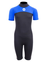 Two Bare Feet Thunderclap 2.5mm Junior Shorty Wetsuit (Blue / Black)