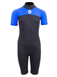 Two Bare Feet Thunderclap 2.5mm Junior Shorty Wetsuit (Blue / Black)