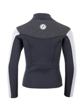 Two Bare Feet Junior Aspect Fleece Lined Zipless Thermal 2.5mm Superstretch Wetsuit Top & Pants Set (Black/Grey/Grey)