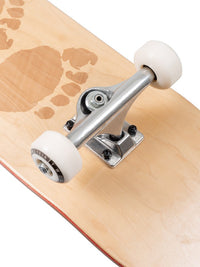 Two Bare Feet 7.75" Laser Logo Canadian Maple Complete Skateboard