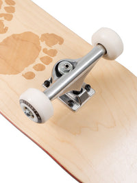 Two Bare Feet 8.5" Laser Logo Canadian Maple Complete Skateboard