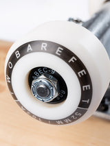 Two Bare Feet 8" Laser Logo Canadian Maple Complete Skateboard