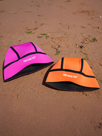 Two Bare Feet 2.5mm Neoprene Cold Water Swim Cap (Orange)