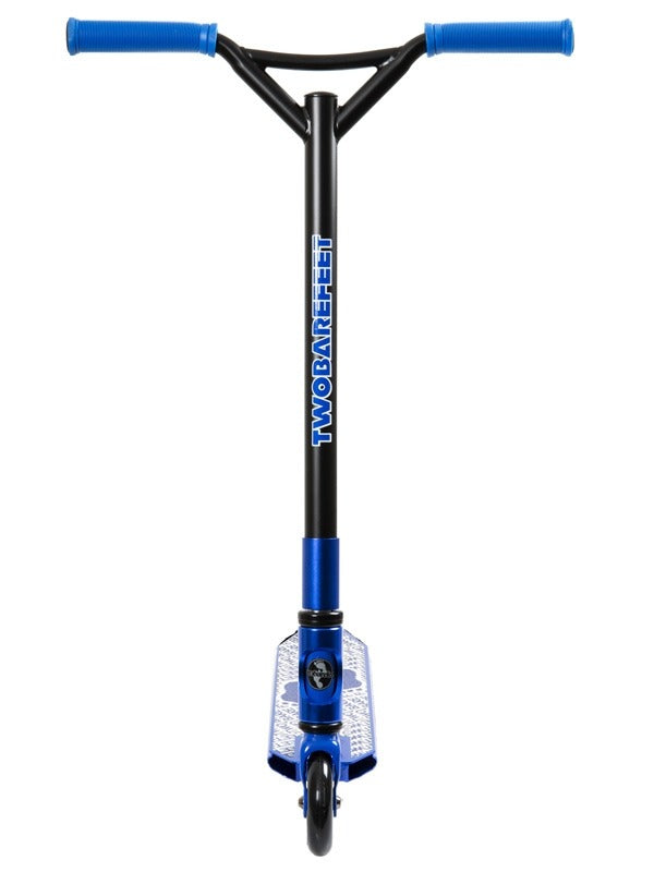 Two Bare Feet Logo Model Stunt Scooter (Blue)