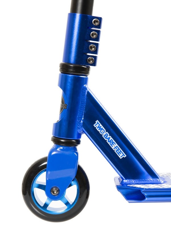 Two Bare Feet Logo Model Stunt Scooter (Blue)