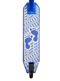 Two Bare Feet Logo Model Stunt Scooter (Blue)
