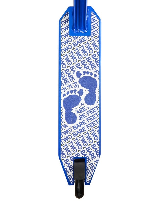 Two Bare Feet Logo Model Stunt Scooter (Blue)