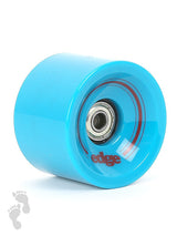 Edge Series Longboard Wheels Set of 4 70mm / 78A plus Bearings (Blue)